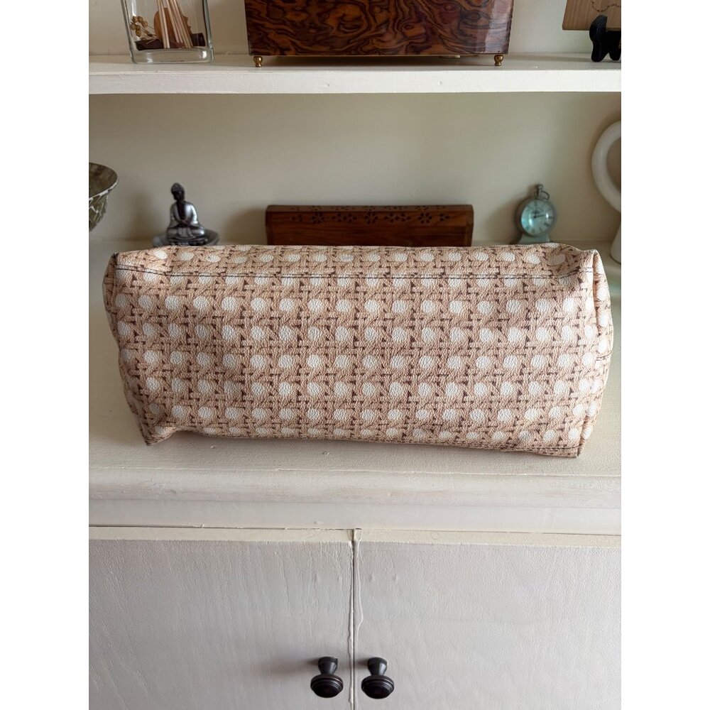 Tory Burch Ever-Ready Zip Beige Tote Bag - Picture 9 of 15